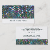 Glitz Tiles Multicolored 2 visitekaartje wit (Voorkant / Achterkant)