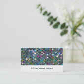 Glitz Tiles Multicolored 2 visitekaartje wit (Staand voorkant)