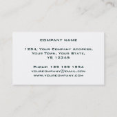 Glitz Tiles Multicolored 2 witte rechthoek Visitekaartje (Achterkant)