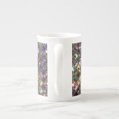 Glitz Tiles Multicolored print mok bone china (Achterkant)