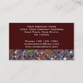 Glitz Tiles Multicolored visitekaartje (Achterkant)