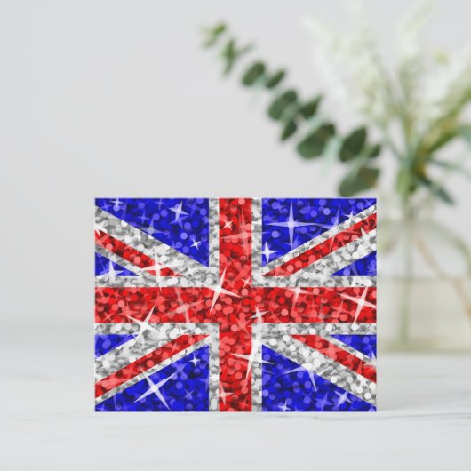 Glitz UK briefkaart (Staand voorkant)