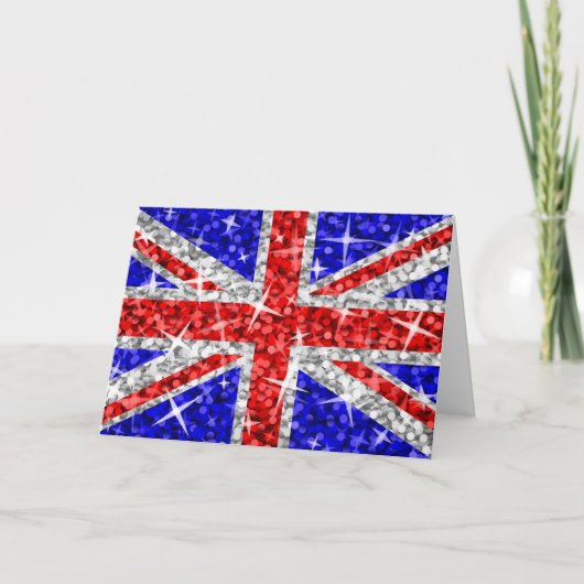 Glitz UK 'Happy Birthday' wenskaart Kaart (Voorkant)