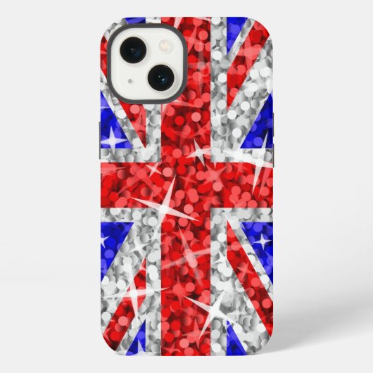Glitz UK iPhone hoes Hoesje (Achterkant)