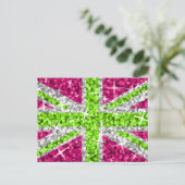 Glitz UK Limoen briefkaart (Staand voorkant)