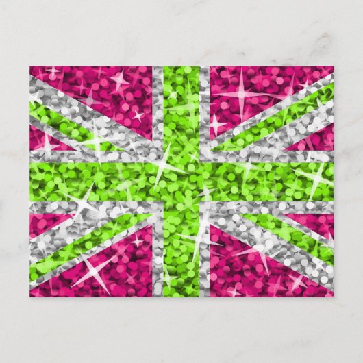 Glitz UK Limoen briefkaart (Voorkant)