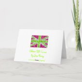 Glitz UK Limoen 'Happy Birthday' wenskaart Kaart (Achterkant)