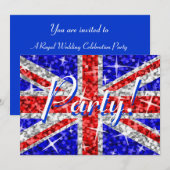 Glitz UK 'Party!' uitnodiging (Voorkant / Achterkant)