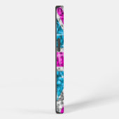 Glitz UK Roze geprinte iPhone case Hoesje (Rechterkant)