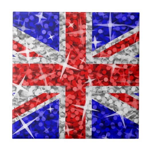Glitz UK-tegel Tegeltje (Voorkant)