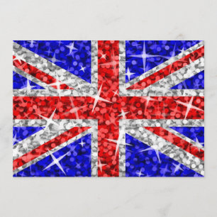 Glitz UK-uitnodiging Kaart