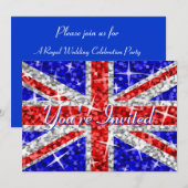 Glitz UK 'You're Investissement'-uitnodiging Kaart (Voorkant / Achterkant)