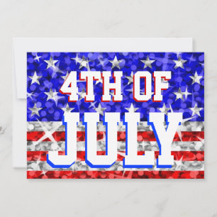 Glitz USA, uitnodiging van partij "4th of Juli"