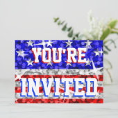 Glitz USA 'You're Uitnodiging'-uitnodiging Kaart (Staand voorkant)