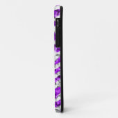 Glitz Zebra Paarse monogram iPhone hoesje paarse (Achterkant/links)
