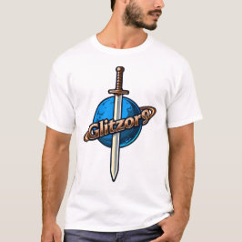 Glitzor9 Crest: Zwaard & Ringen Logo T-Shirt