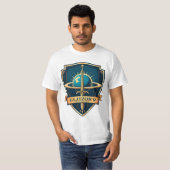 Glitzor9 “Cunivara Prime Zegel” Crest T-shirt (Voorkant volledig)