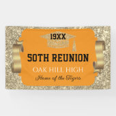 Glitzy 50th Class Reunion Banner (Horizontaal)