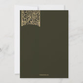 Glitzy Afstuderen Afstuderen Uitnodiging (Achterkant)