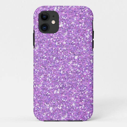 Glitzy Amethyst Glitter Case-Mate iPhone Case (Achterkant)