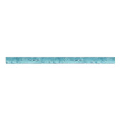 Glitzy Aqua Blue Turquoise Glitter Verjaardag Grosgrain Lint (Voorkant)