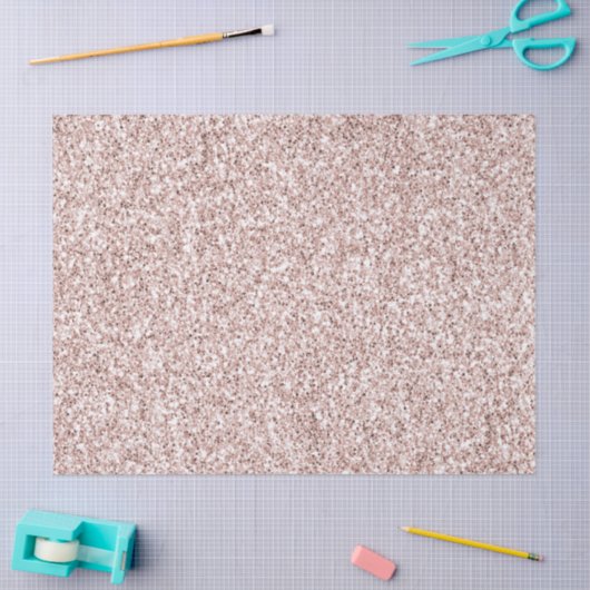 Glitzy Blush Pink Glitter     Tissuepapier (Craft)