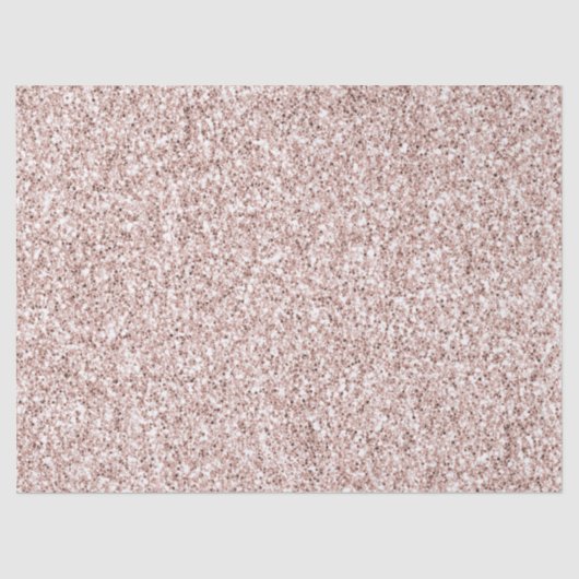Glitzy Blush Pink Glitter     Tissuepapier (Voorkant)