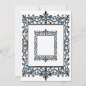 Glitzy Border Birthday Kaart (Achterkant)