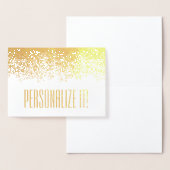 Glitzy Border Gold Foil Folie Kaarten (Display)