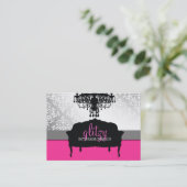 Glitzy Boutique Interiors Visitekaartje (Staand voorkant)