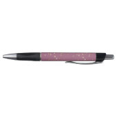 Glitzy Boysenberry Pink Gold Glitter Sparkle Pen (Bodem)