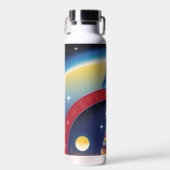 Glitzy Christmas Waterfles (Voorkant)