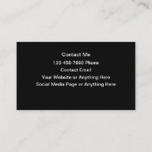 Glitzy Classy make-up artist Visitekaartjes (Achterkant)