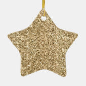 Glitzy Confetti Glitter Sparkle Keramisch Ornament (Achterkant)