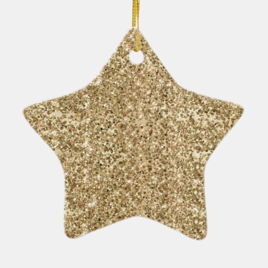 Glitzy Confetti Glitter Sparkle Keramisch Ornament (Achterkant)