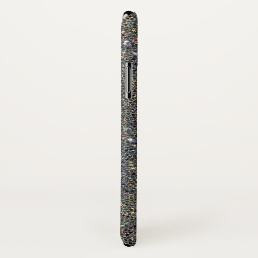 Glitzy Dames Monogram Bling Case-Mate iPhone Case (Achterkant / rechts)