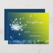 Glitzy Dandelion Business Cadeaubonnen (Voorkant / Achterkant)
