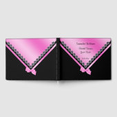 Glitzy Diamonds & Pink Bow Vrijgezellenfeest Gastenboek (Volledig)