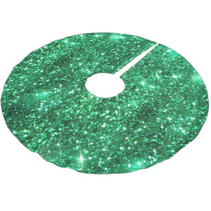 Glitzy Emerald Green Glitter Kerstboom Rok