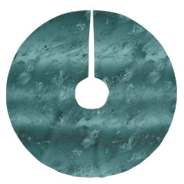 Glitzy Emerald Green Marble Kerstmis Kerstboom Rok