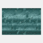 Glitzy Emerald Green Ombre Marble Inpakpapier Vel (Voorkant 3)