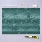 Glitzy Emerald Green Ombre Marble Tissuepapier (Craft)