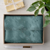 Glitzy Emerald Green Ombre Marble Tissuepapier (Geschenk)