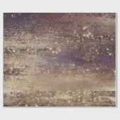 Glitzy Folie | Bronzen Taupe Faux Glitter Sparkle Cadeaupapier (Vlak)