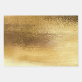 Glitzy Folie | Gouden Brons Koper Faux Sparkle Inpakpapier Vel (Voorkant 2)