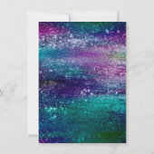 Glitzy Folie | Holografische faux sprankeling Verl Kaart (Achterkant)