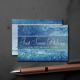 Glitzy Folie   Ice Blue Iridescent Sparkle advies Informatiekaartje