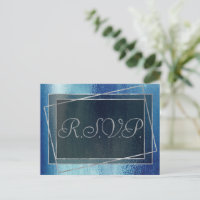 Glitzy Folie | Iridescent Ice Blue Faux Shine RSVP