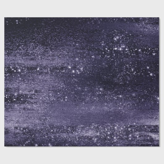 Glitzy Folie | Magenta Hot Pink Blush Faux Shimmer Cadeaupapier (Vlak)