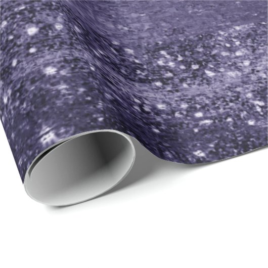 Glitzy Folie | Magenta Hot Pink Blush Faux Shimmer Cadeaupapier (Rol Hoek)